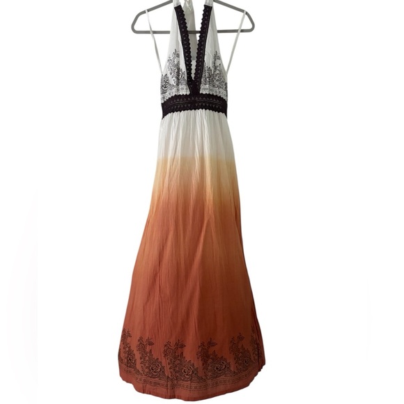 Chaudry Ombré Halter Dress NWT - Picture 1 of 2